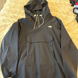 The North Face Black Windbreaker with Hood